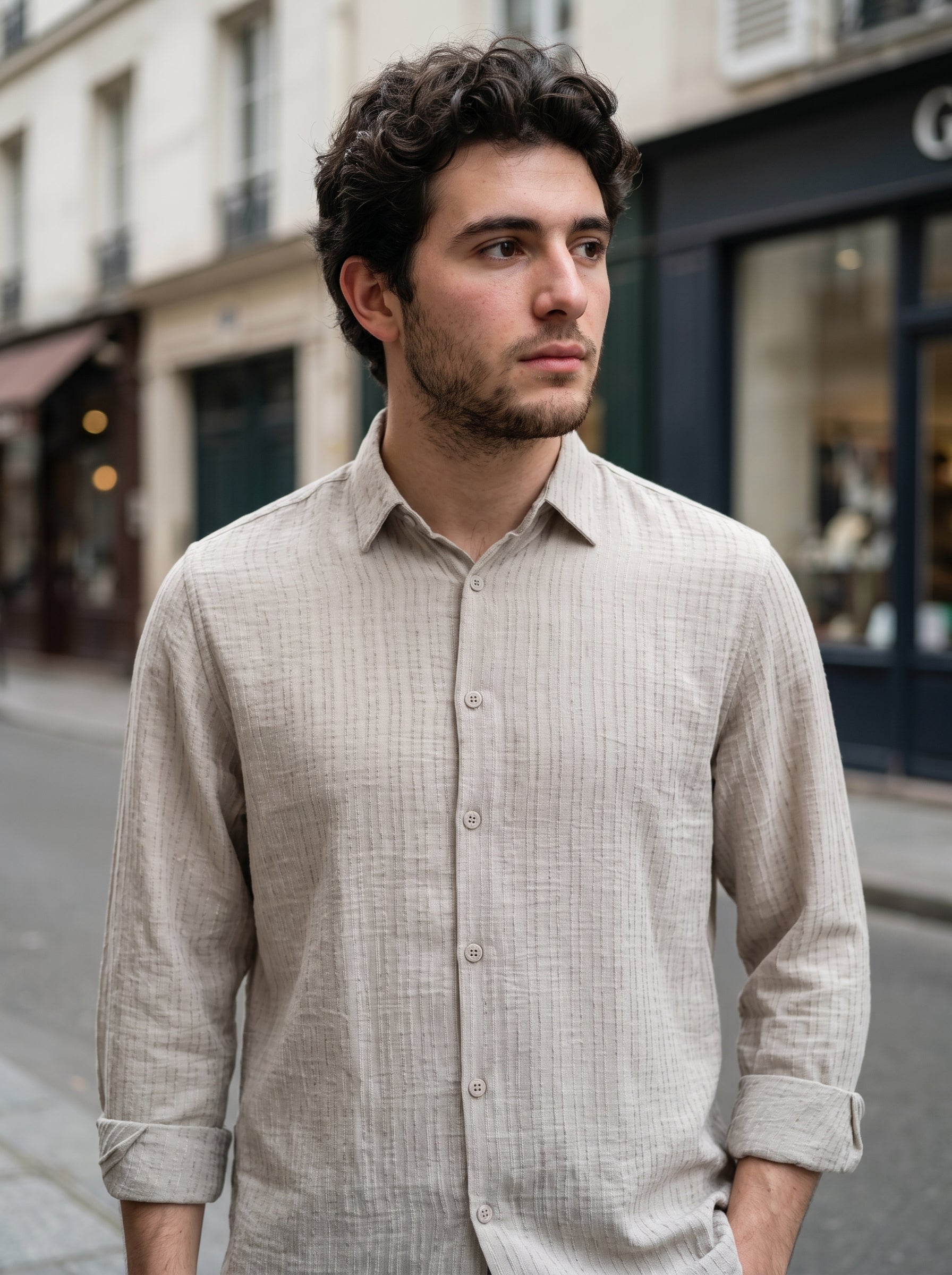 Men's Imported Ash Relaxed Fit Shirt