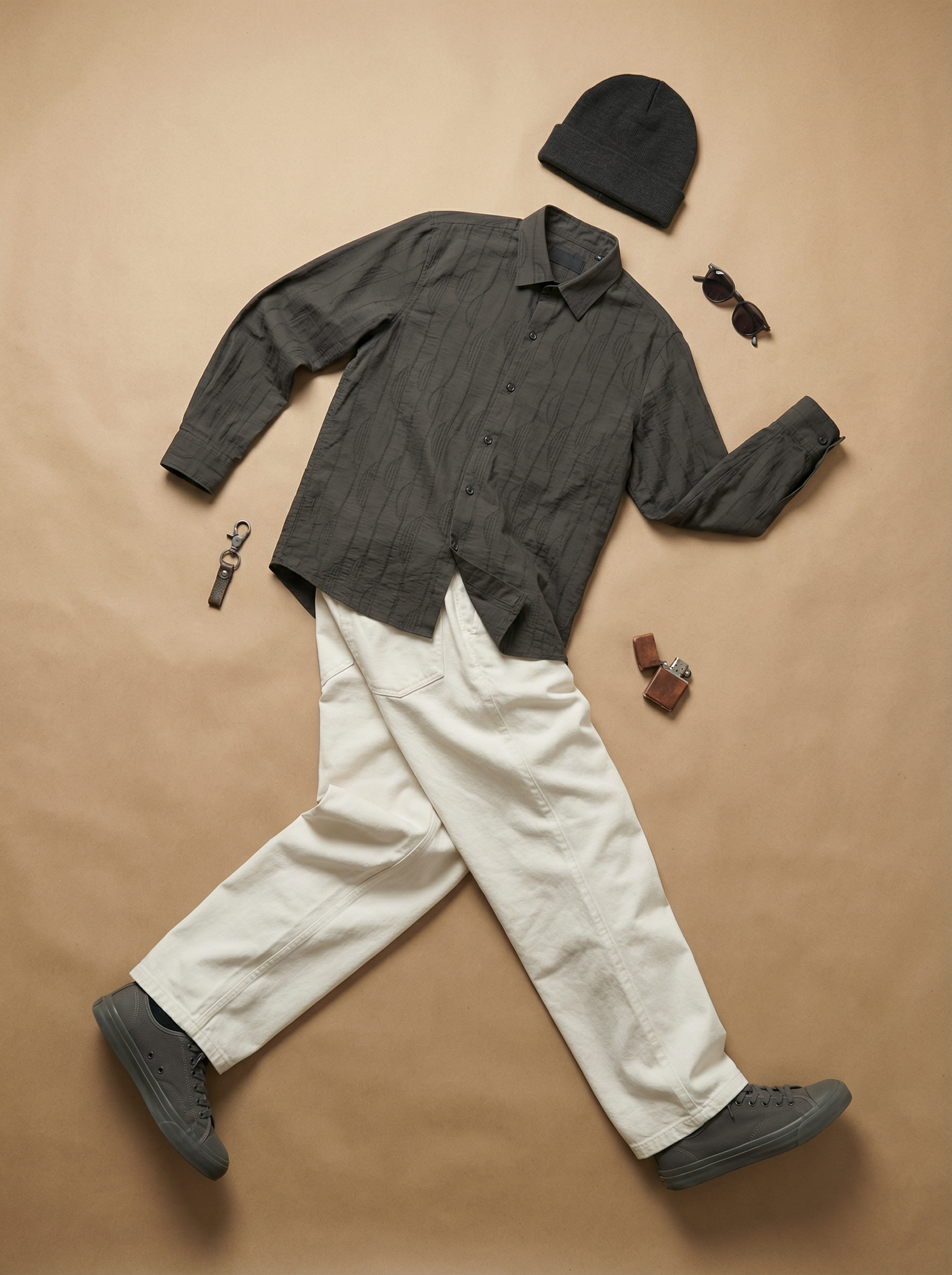 Walnut Premium Nr Jacquard Regular Fit Shirt