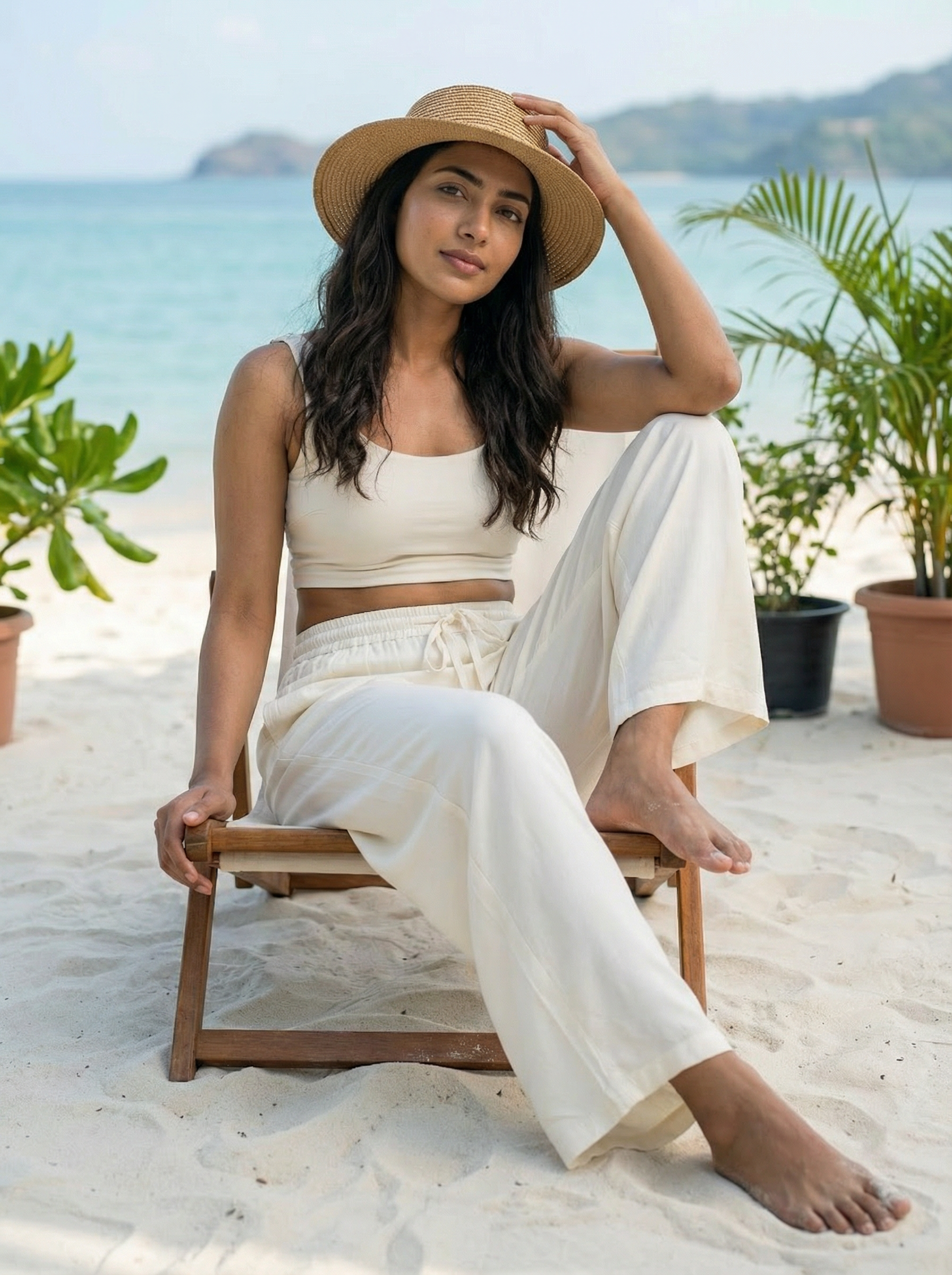 Off White Women's Wide leg Trouser